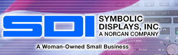 Symbolic Displays, Inc. - COTS glass, avionic displays, aircraft panels, illuminated keyboards and exit signs